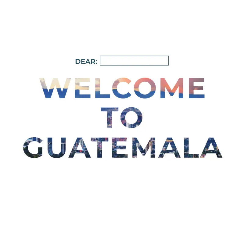 Welcome to Guatemala — Brochure BOOOM 4